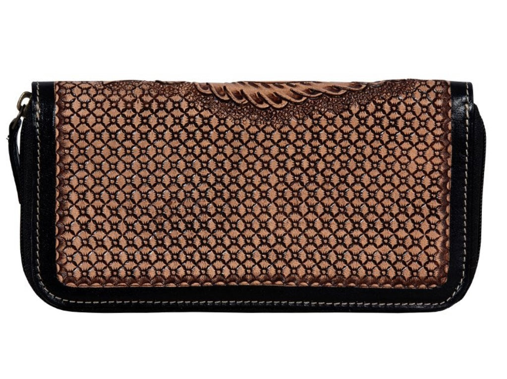 Spirit of the Heard Hand- Tooled Wallet