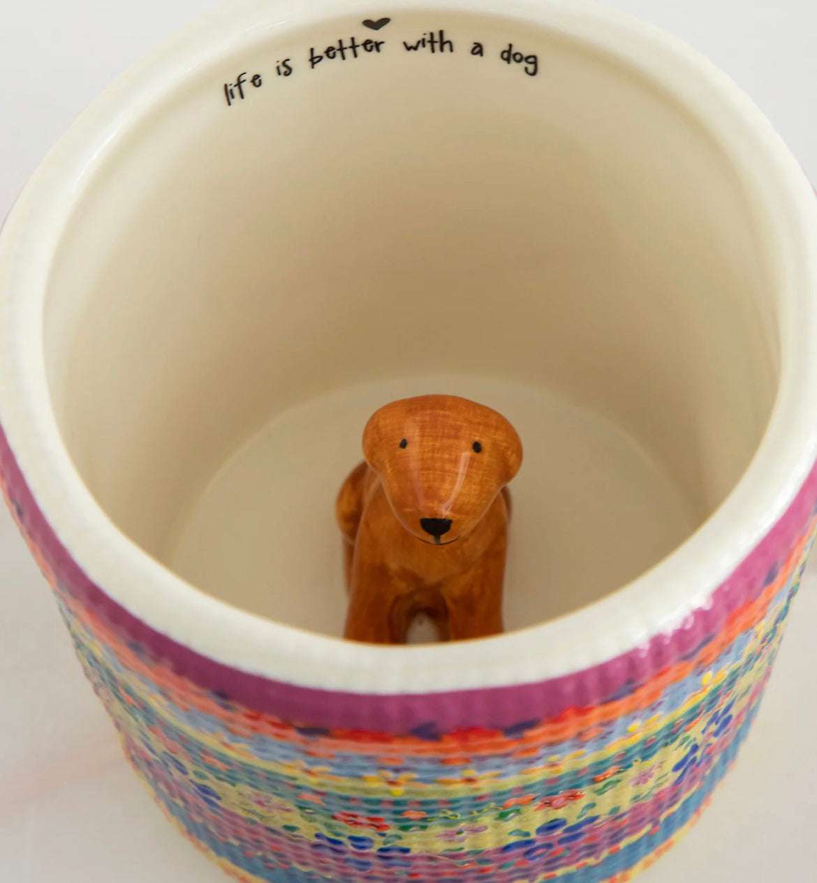 Peek-A-Boo Dog Mug