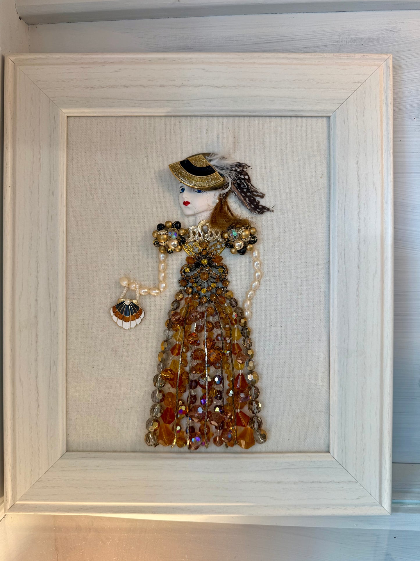 Lady In Orange Dress- One 4 U Originals