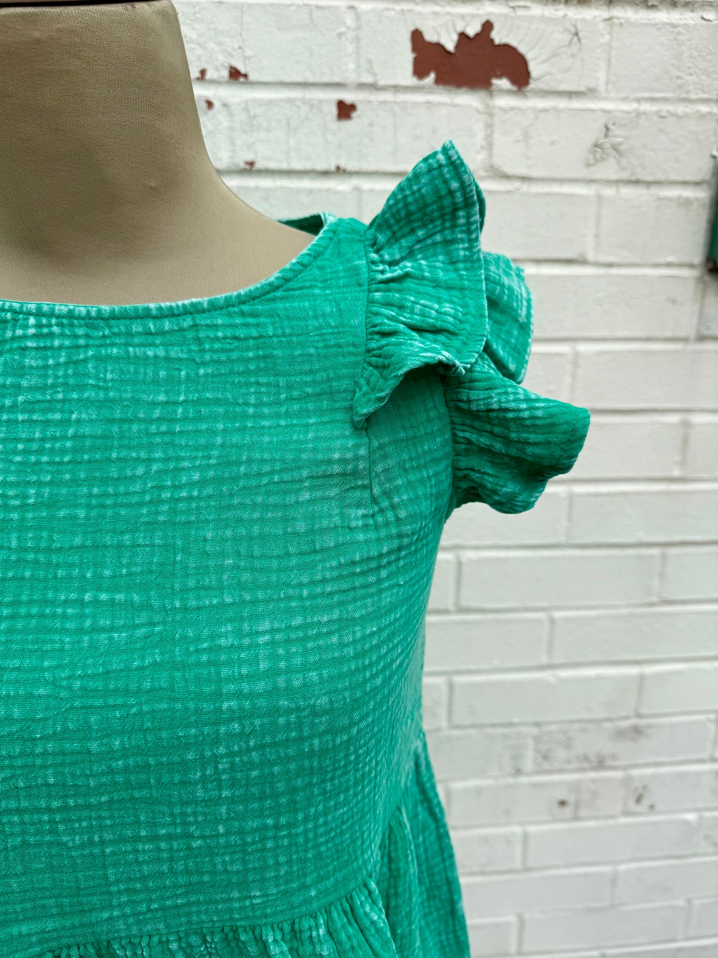 Ruffle Peplum Top