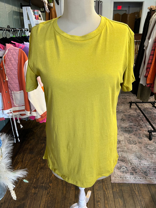 Olive Mustard Basic Tee
