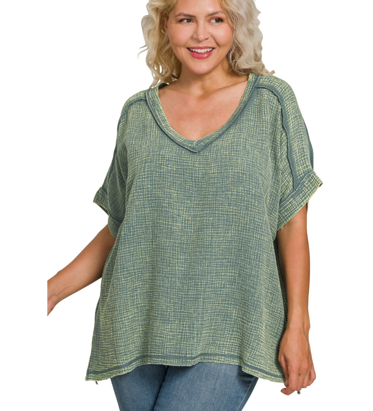 Ash Jade Curvy Top