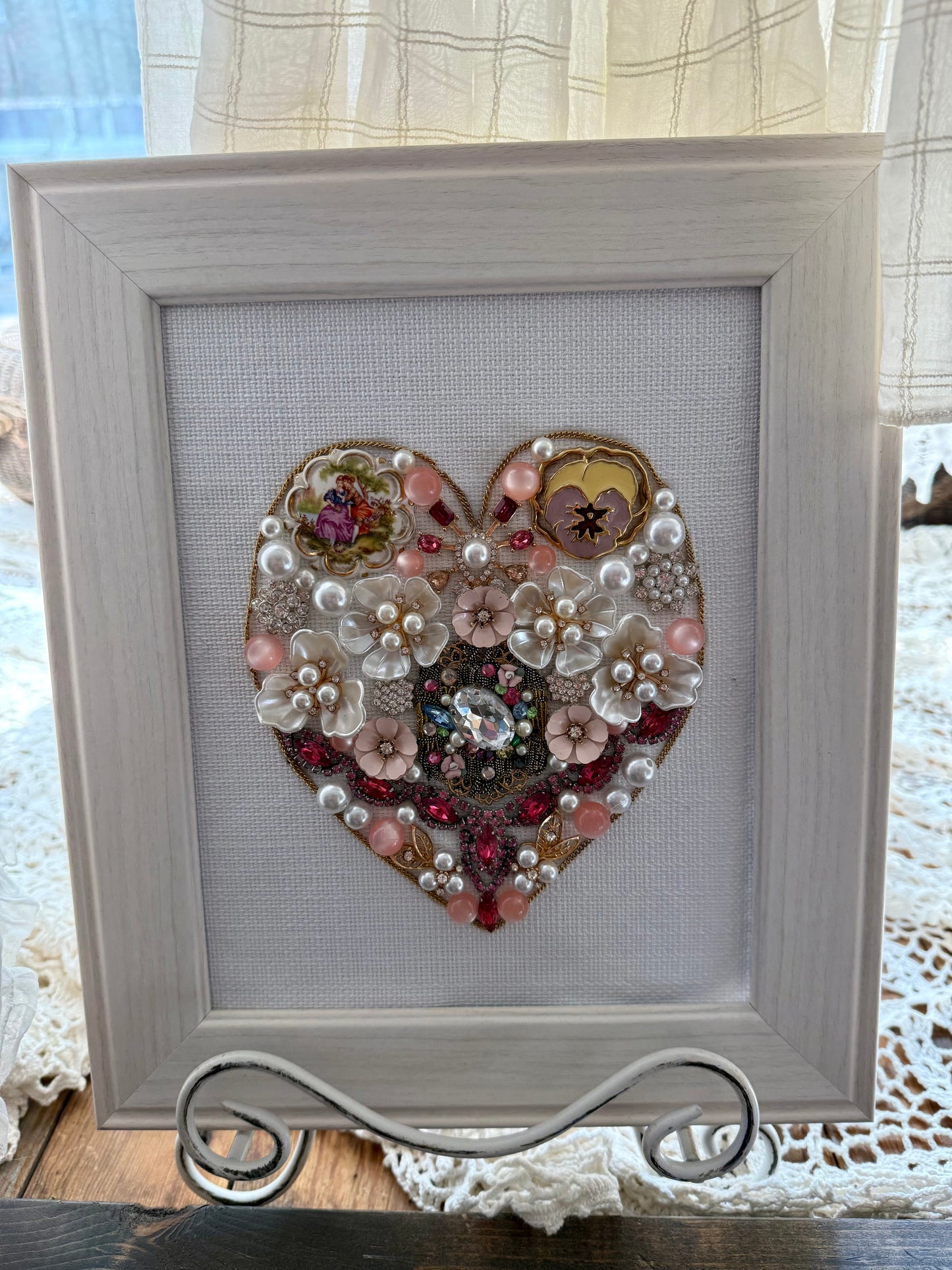Pink Large Heart- One 4 U Originals