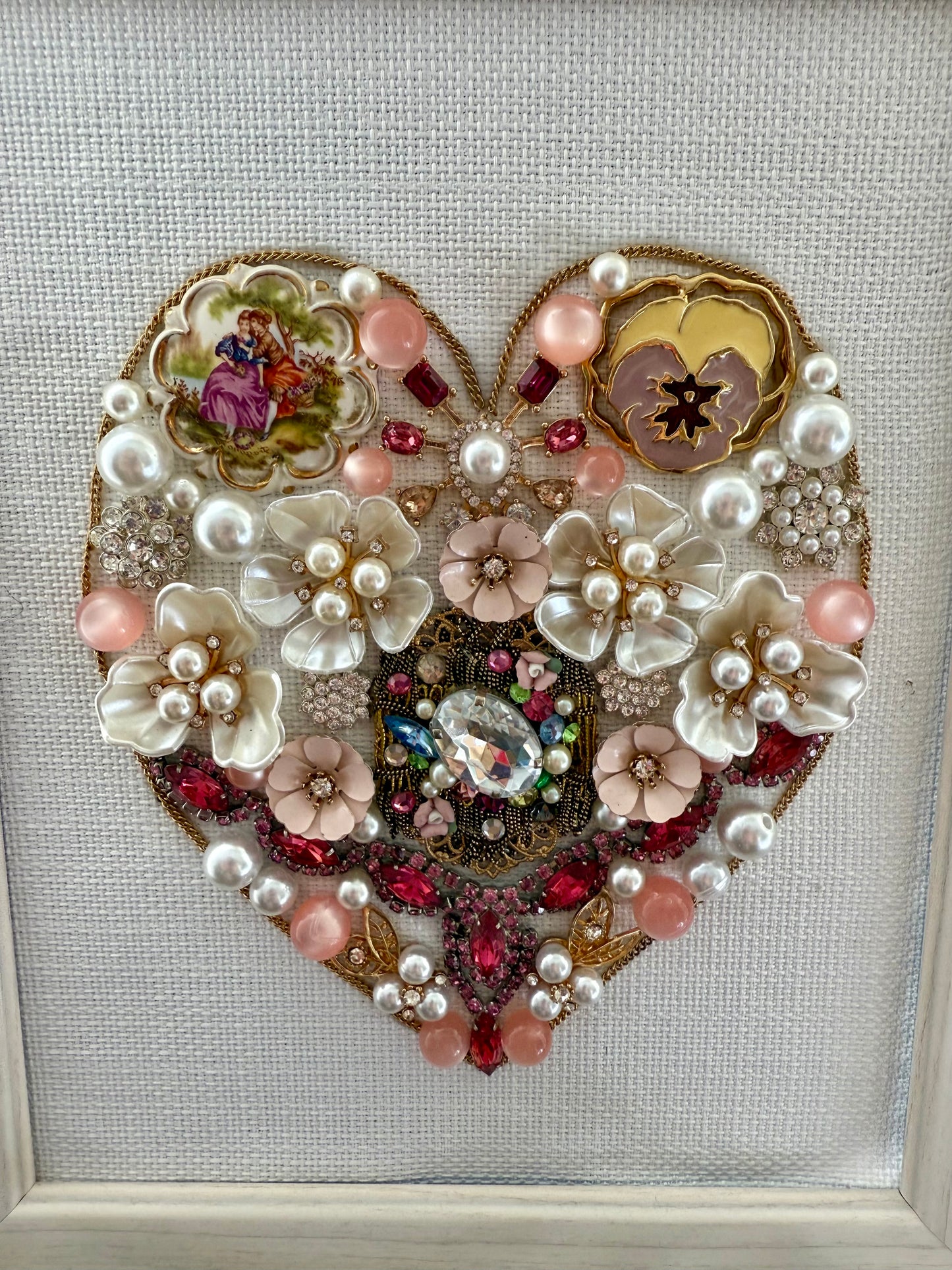Pink Large Heart- One 4 U Originals