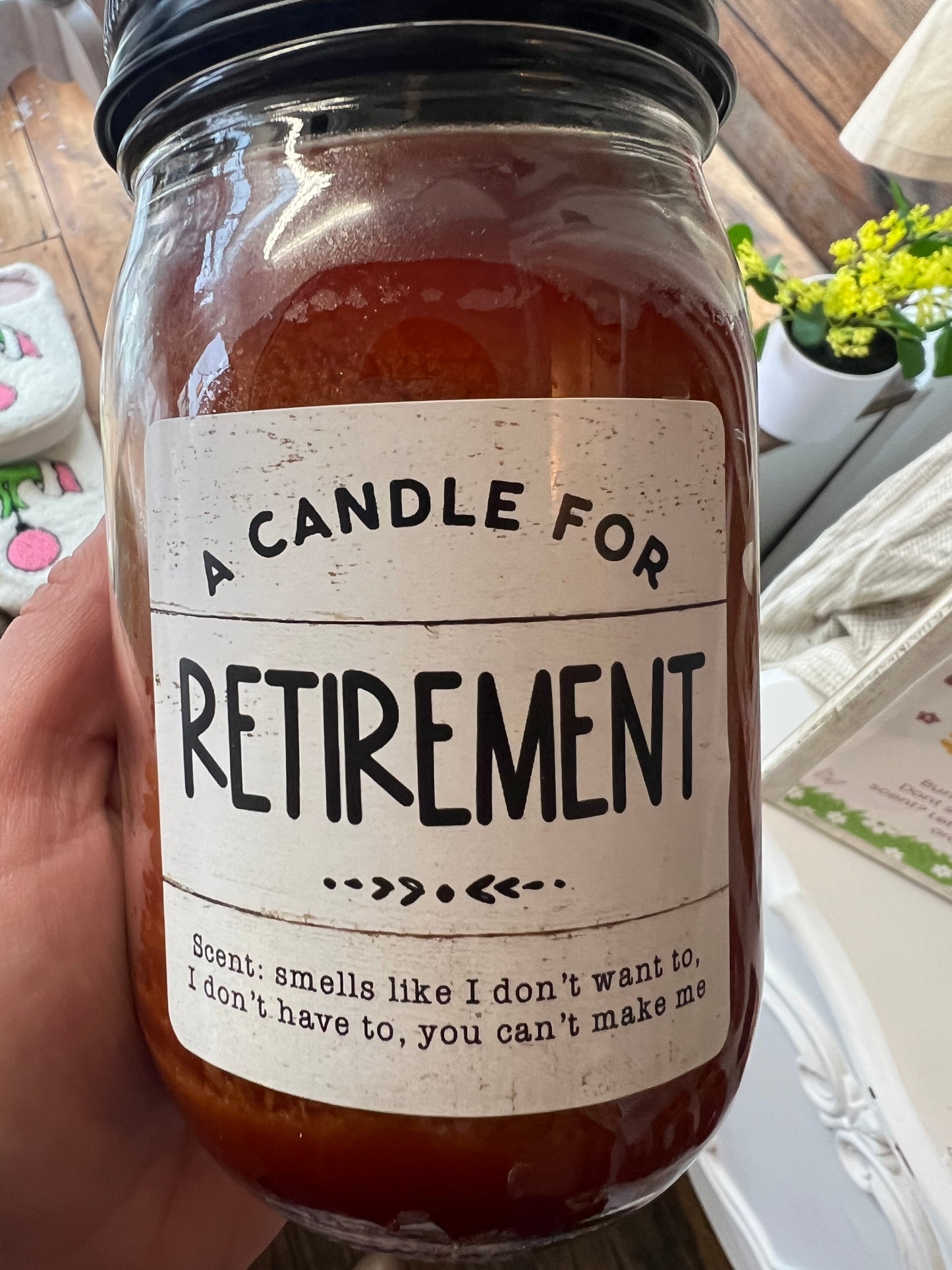 Retirement Candle