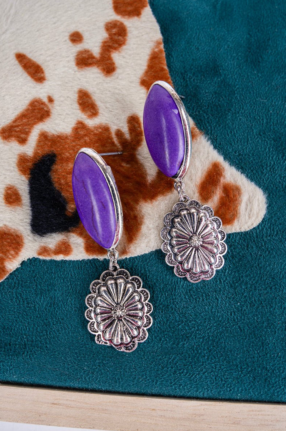 Purple Libby Earrings