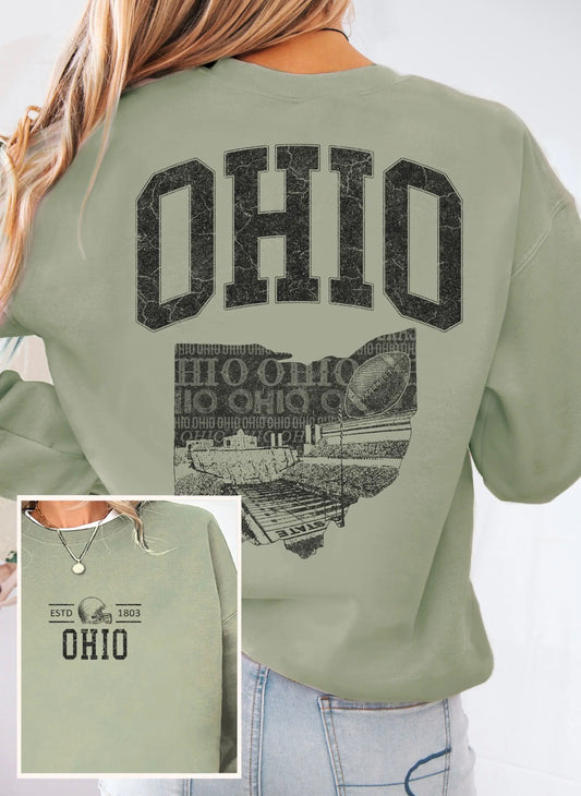 Ohio State Green Creweck