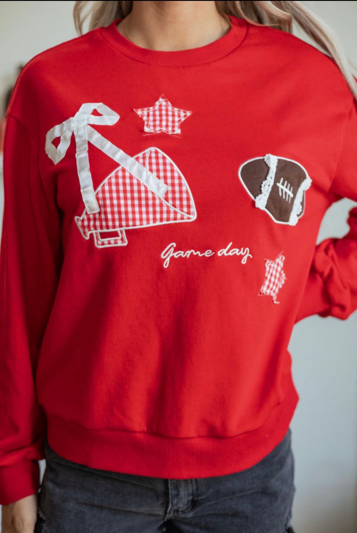 Game Day Red Crewneck