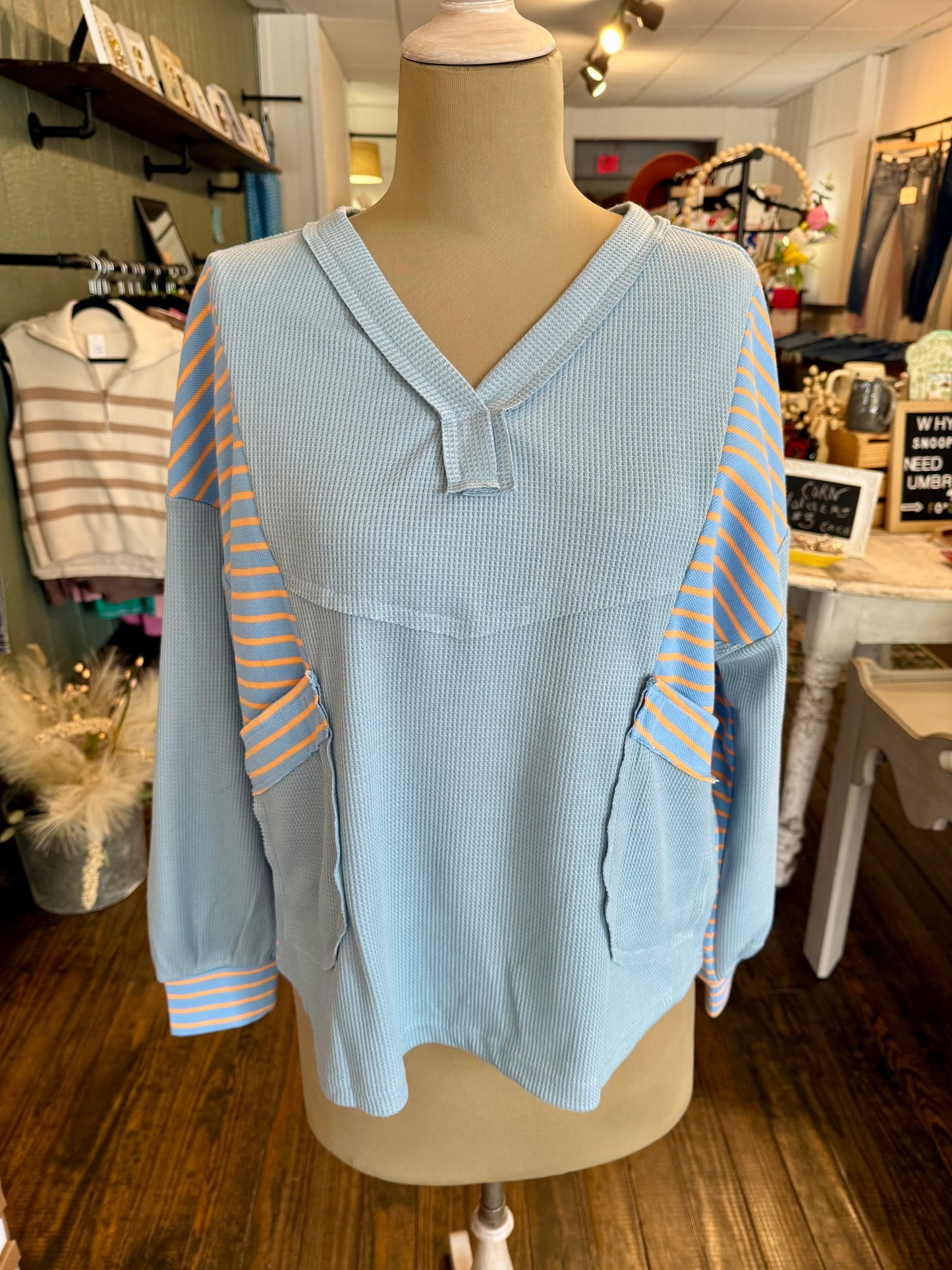 Dusk Blue Top