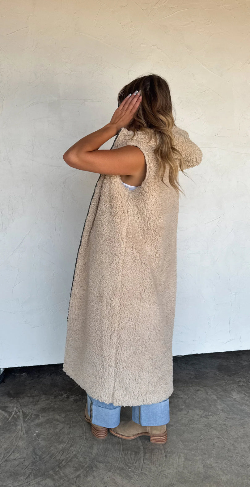 Reversible Sherpa Vest- PRE- ORDER