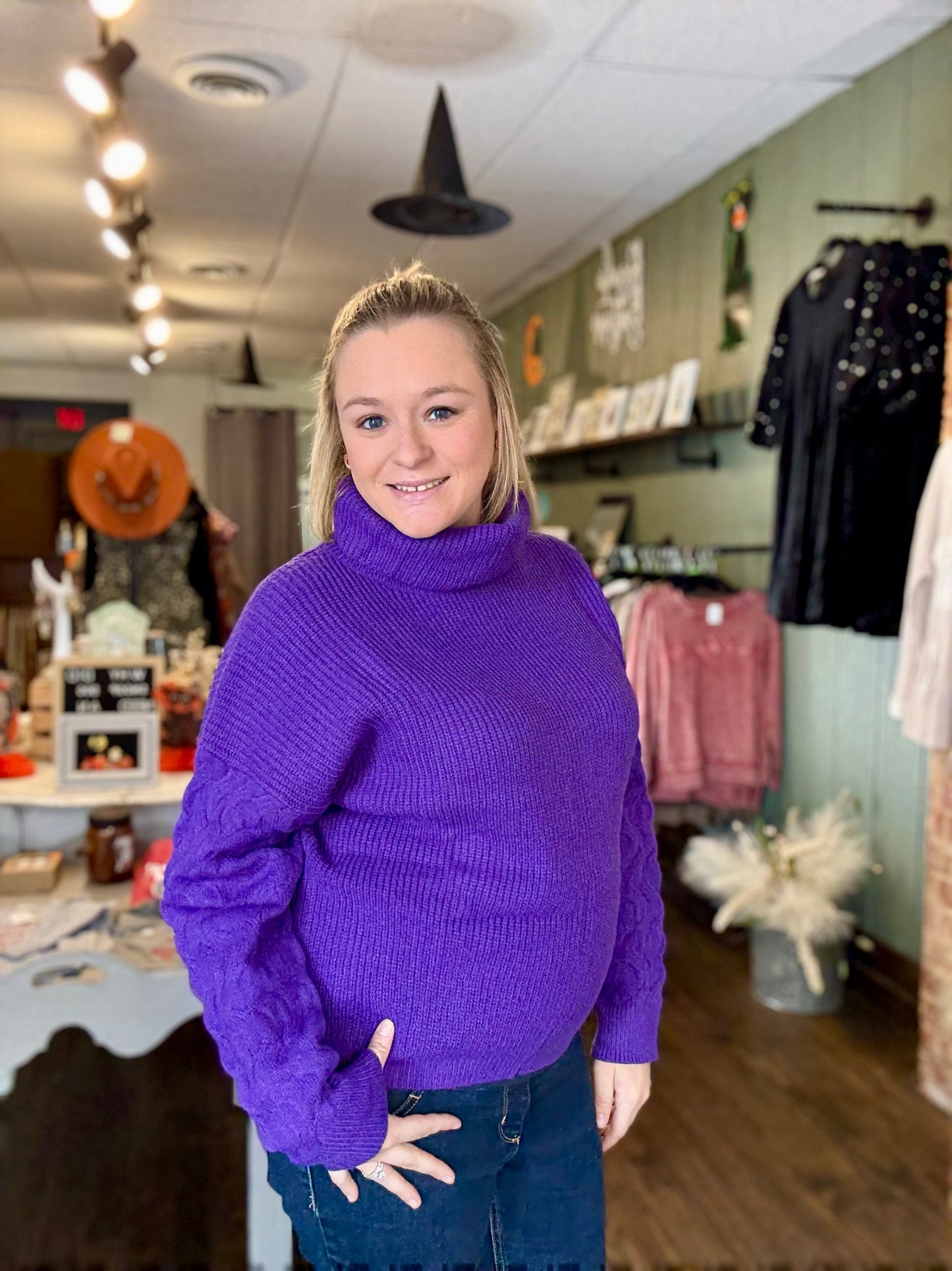 Purple Sweater