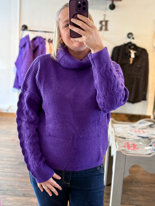Purple Sweater