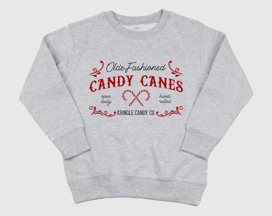 Kids Candy Cane Sweatshirt