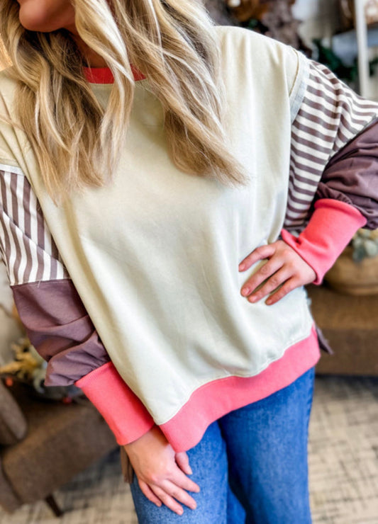 Spring Colorblock Top