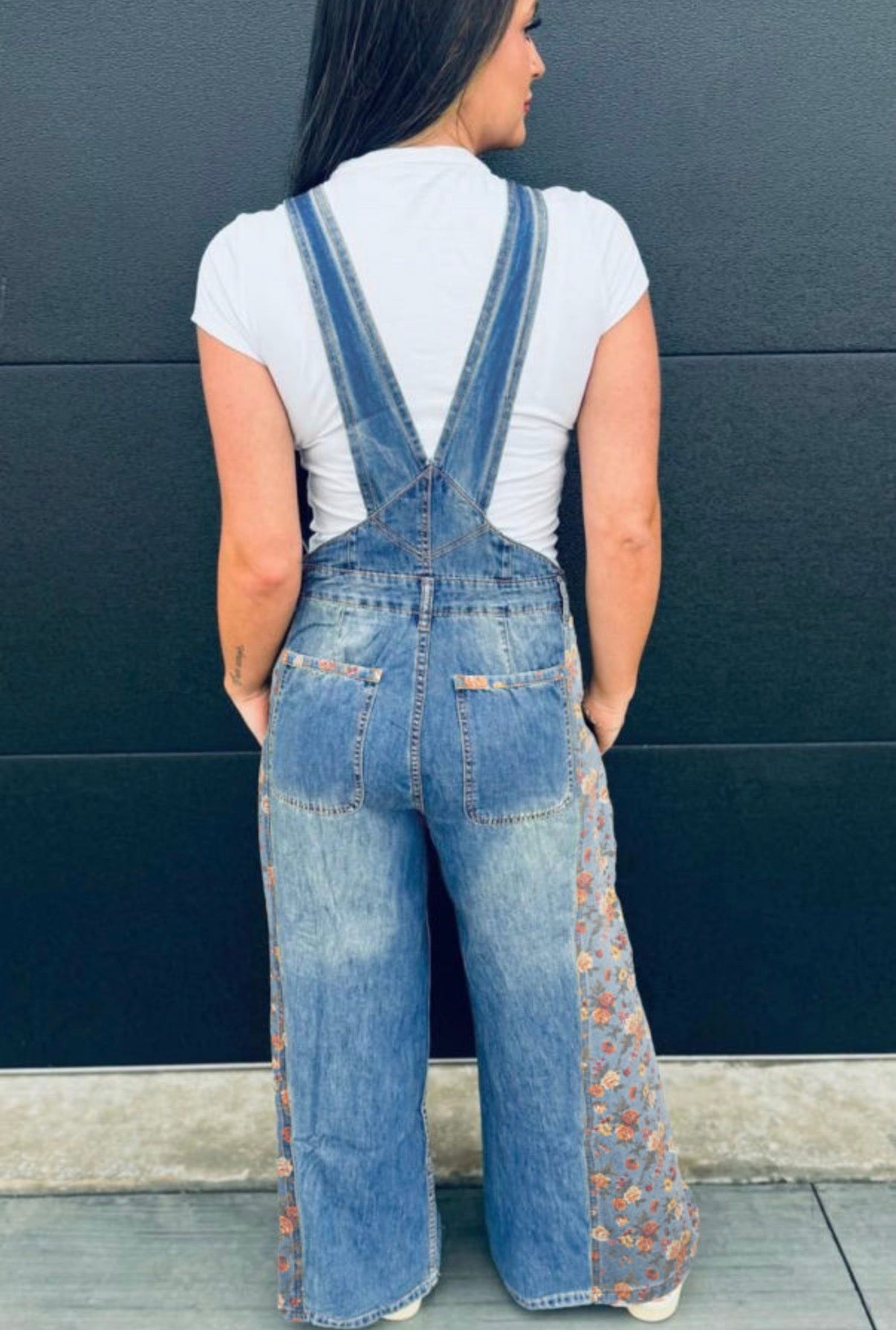 Floral Overalls